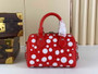 Louis Vuitton LV x YK Speedy Bandoulière 20 M46411 Red Monogram Empreinte