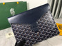 Goyard Camondo MM Horizontal Clutch GY020209 Navy Blue