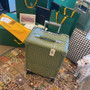 Goyard Travel Luggage 20 inchd Dark Green Leather