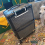 Goyard Travel Luggage 20 inchd Black Leather