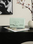 Chanel Wallet on Chain, AP5455 Calfskin Blue