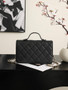 Chanel Wallet on Chain, AS6554 Calfskin Black