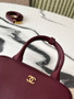 Chanel Clutch with Leather Strap, AP5528 Calfskin Wine Red