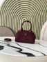 Chanel Clutch with Leather Strap, AP5528 Calfskin Wine Red