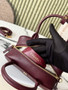 Chanel Clutch with Leather Strap, AP5528 Calfskin Wine Red