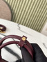 Chanel Clutch with Leather Strap, AP5528 Calfskin Wine Red