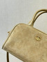 Chanel Clutch with Leather Strap, AP5528 Suede Calfskin Apricot