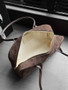 Chanel Large Bowling Bag, AS6580 Suede Calfskin Brown