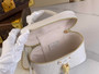 Louis Vuitton Vanity Chain Pouch N85911 Beige Ostrich leather