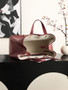 Chanel Large Shopping Bag, AS6201 Calfskin Burgundy