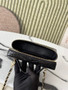 Chanel Vanity with chain, AP5346 Crocodile Black