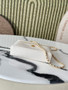 Chanel Vanity with chain, AP5346 Calfskin White