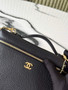 Chanel Large Vanity with chain, AP5347 Calfskin Black