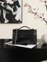 Chanel Large Vanity with chain, AP5347 Crocodile Black