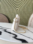Chanel Large Vanity with chain, AP5347 Calfskin White