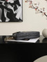 Chanel Large Vanity with chain, AP5347 Crocodile Dark Gray