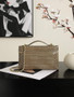 Chanel Large Vanity with chain, AP5347 Crocodile Gray