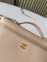 Chanel Large Vanity with chain, AP5347 Calfskin Beige