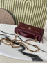 Chanel Large Vanity with chain, AP5347 Calfskin Burgundy