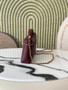 Chanel Large Vanity with chain, AP5347 Calfskin Burgundy