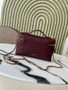 Chanel Large Vanity with chain, AP5347 Calfskin Burgundy
