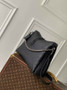 Louis Vuitton Hand It All MM Bag, M24132 Black Mahina Calfskin - Default Title - View 2