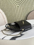 Chanel Flap Bag with Top Handle, AS6425 Crocodile Black