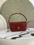 Chanel Flap Bag with Top Handle, AS6425 Crocodile Red