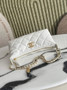 Chanel Clutch with Chain, AP3364 Lambskin White