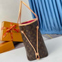 Louis Vuitton Neverfull MM Bag M41178 Monogram Canvas Peony