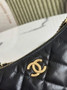 Chanel Clutch with Chain, AP3364 Lambskin Black
