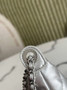 Chanel Clutch with Chain, AP3364 Lambskin Silver