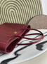 Chanel Large Shopping Bag, AS6239 Crocodile Red