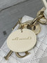 Qixi Mini Lady Dior Bag with Chain, M0505 White and Beige Cannage Lambskin
