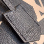 Louis Vuitton M41048 Montaigne MM Monogram Bicolor Leather Black