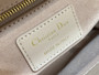 Mini Lady Dior Bag M0505 Pink White Cannage Lambskin