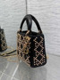 Mini Lady Dior Bag M0505 Black Lambskin M917