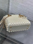 Mini Lady Dior Bag M0505 White Lambskin M910