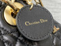 Mini Lady Dior Bag M0505 Black Cannage Lambskin