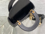 Mini Lady Dior Bag M0505 Black Cannage Lambskin