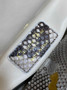 Mini Lady Dior Bag M0505 Gold Silver Snake Leather