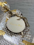 Mini Lady Dior Bag M0505 Gold Silver Snake Leather