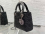 Mini Lady Dior Bag M0505 Black Lambskin M918