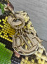 Mini Lady Dior Bag M0505 Green Yellow Snake Leather
