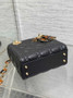 Mini Lady Dior Bag Black Cannage Lambskin M0505