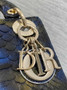 Mini Lady Dior Bag Blue Yellow Snake Leather M0505