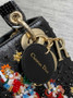Mini Lady Dior Bag M0505 Black Lambskin M920