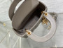 Mini Lady Dior Bag M0505 Dark Gray Cannage Lambskin