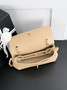 Chanel Large Flap Bag, AS6427 Calfskin Apricot