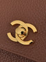 Chanel Large Flap Bag, AS6427 Calfskin Brown